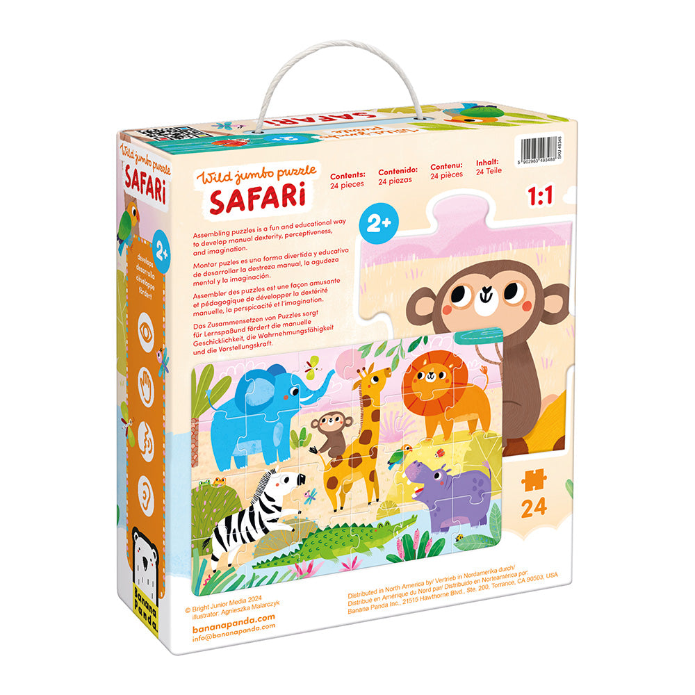 Puzzle Wild Jumbo Safari (24 piezas) 2+