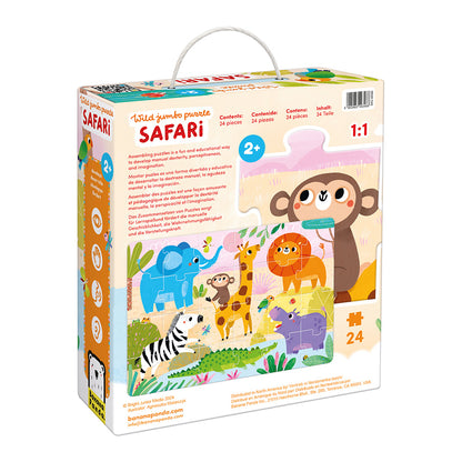 Puzzle Wild Jumbo Safari (24 piezas) 2+