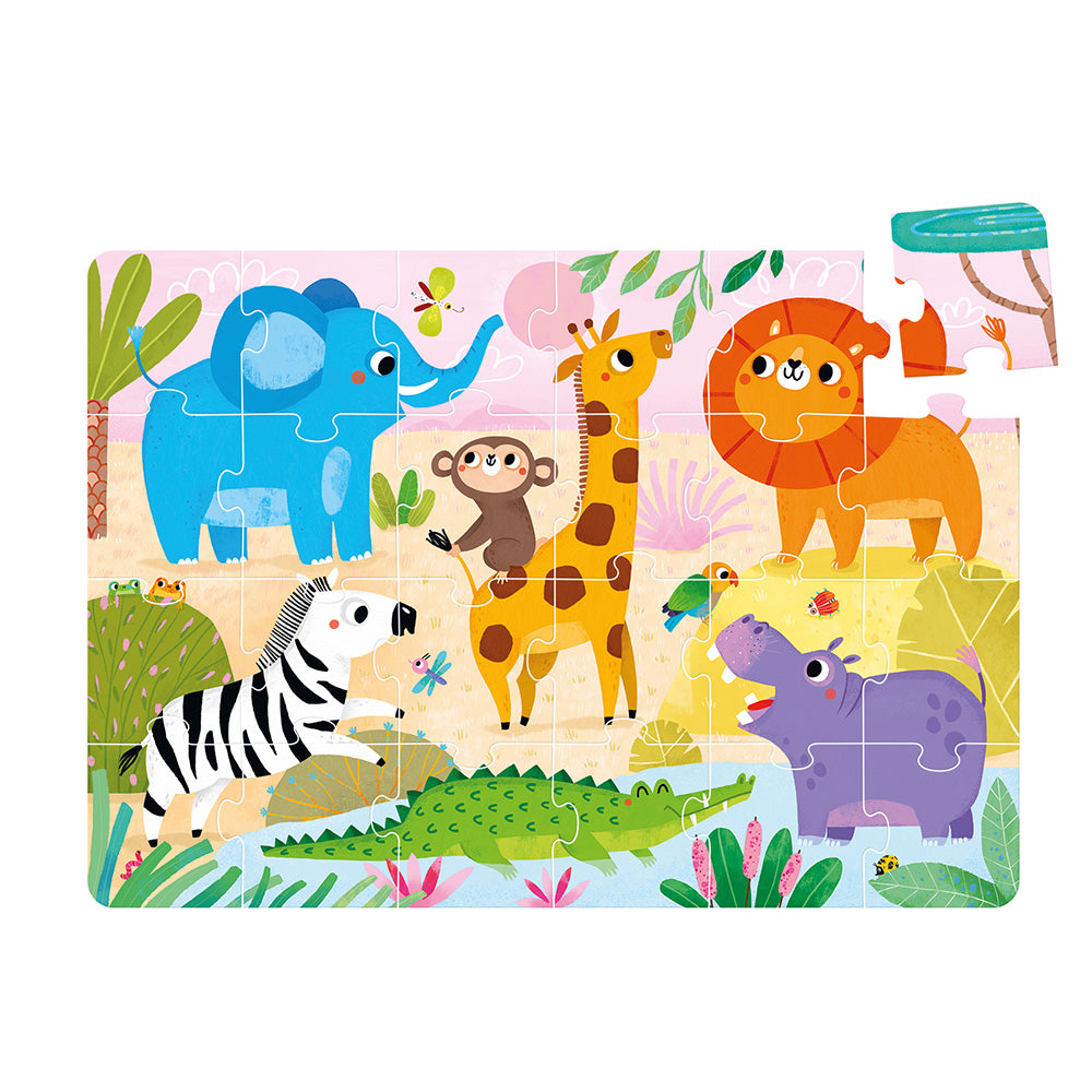 Puzzle Wild Jumbo Safari (24 piezas) 2+