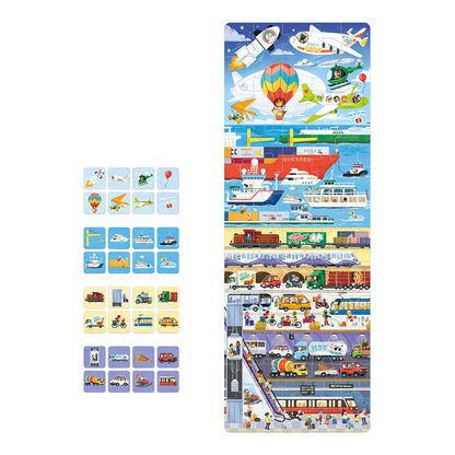 Puzzle + Transportes (60 piezas) 4+
