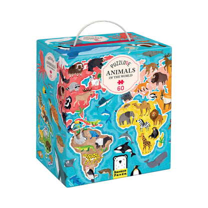 Puzzle Puzzlove Animals Of the World (60 piezas) 4+