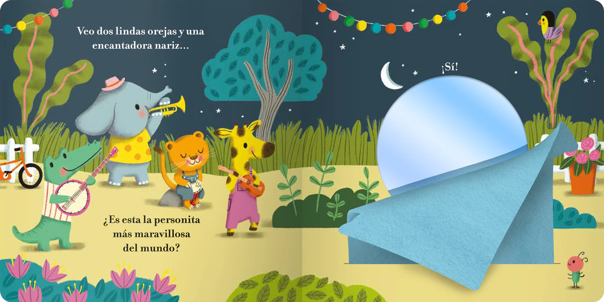 ¿Quién es maravilloso? (vinculo, exploración sensorial, espejo sorpresa)