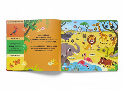 Quién hace… GRRR. Con 10 sonidos de animales. 0 a 3 años