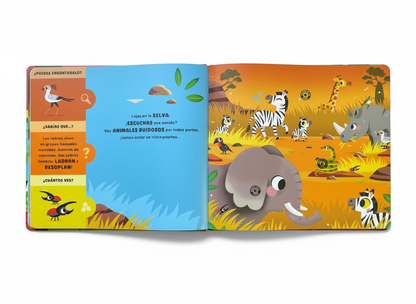 Quién hace… GRRR. Con 10 sonidos de animales. 0 a 3 años