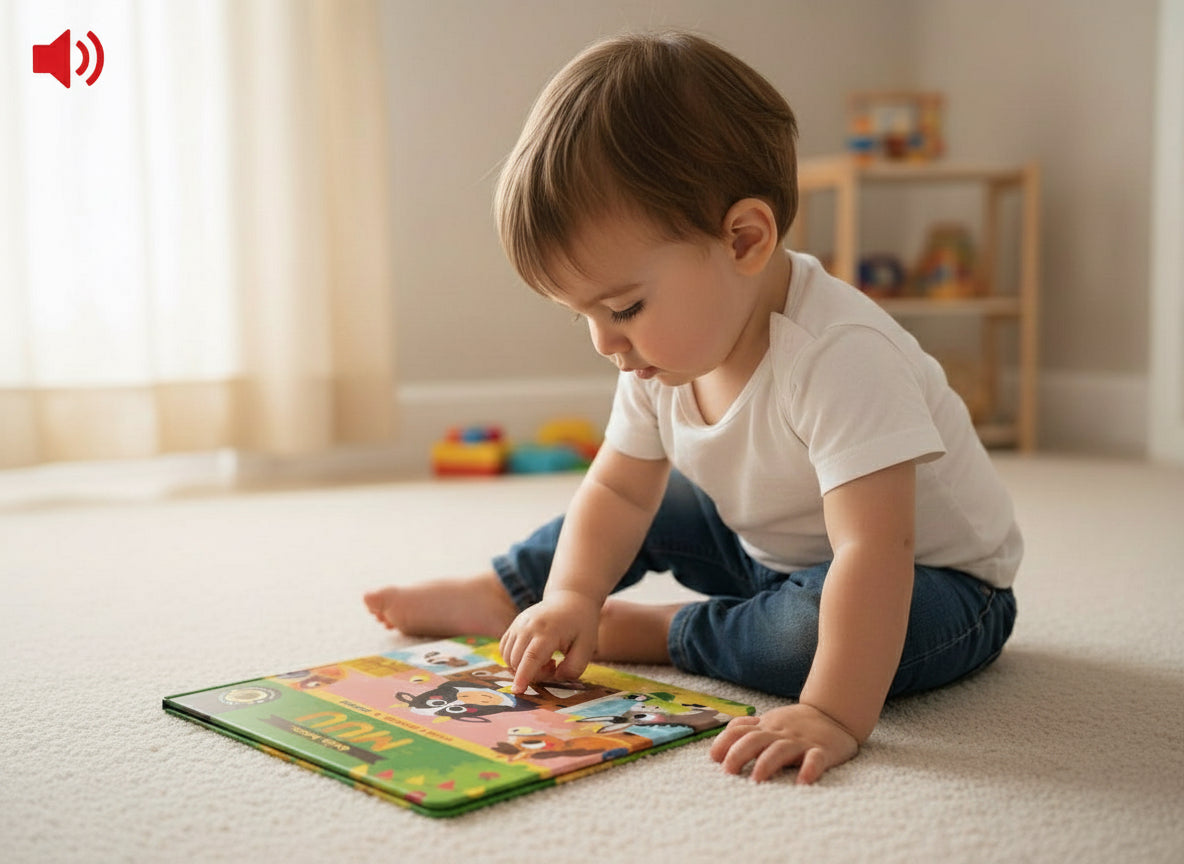 Quién hace… MUU. Con 10 sonidos de animales 0 a 3 años