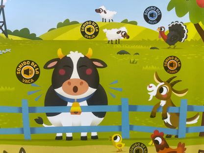 Quién hace… MUU. Con 10 sonidos de animales 0 a 3 años