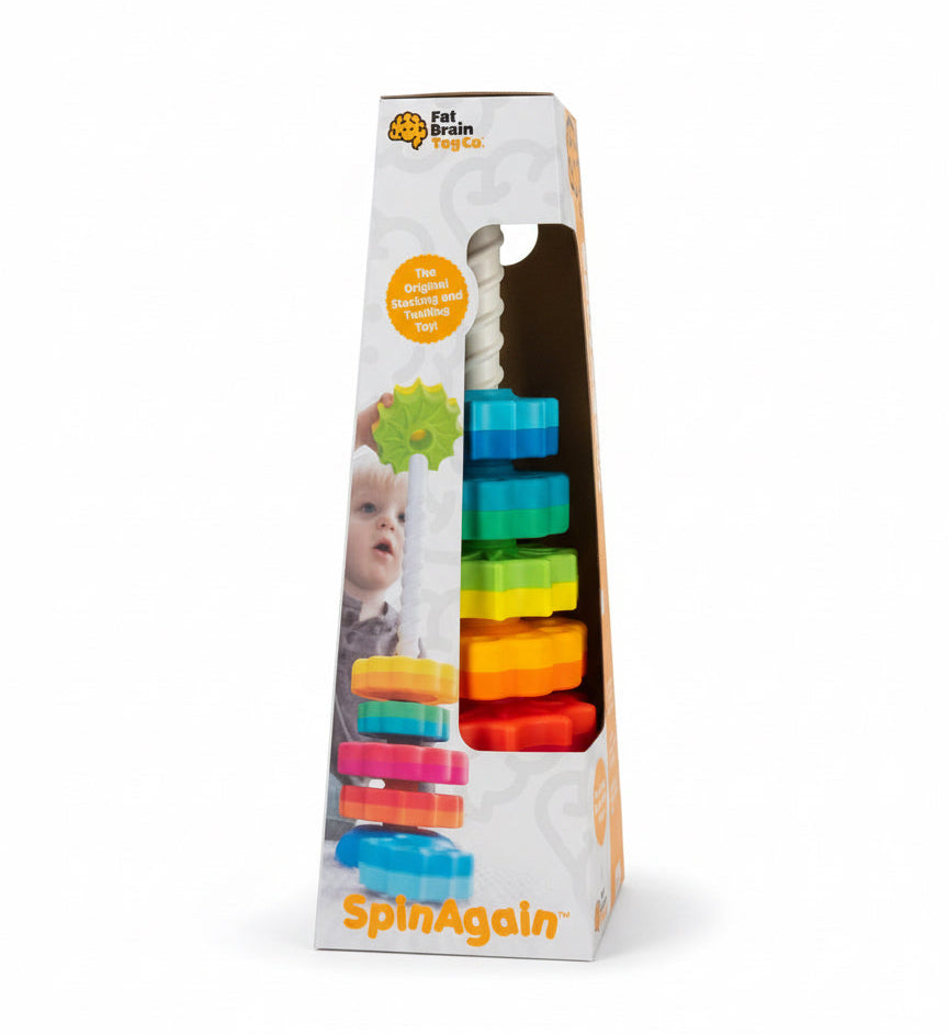 SpinAgain™, juego de construcción y encaje sensorial 12m+