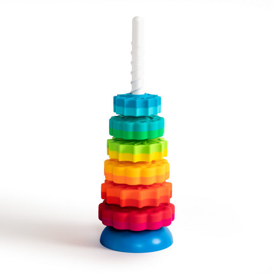 SpinAgain™, juego de construcción y encaje sensorial 12m+