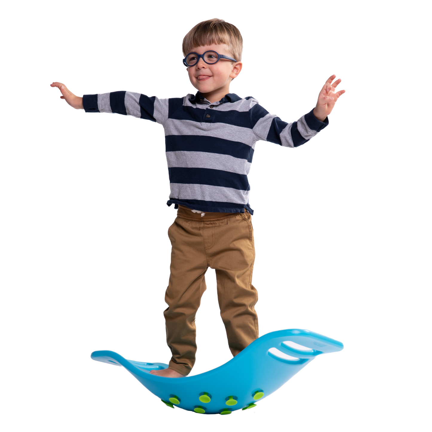 Teeter Popper™ Verde. Juego de habilidades motoras 3 años +