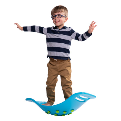 Teeter Popper™ Verde. Juego de habilidades motoras 3 años +