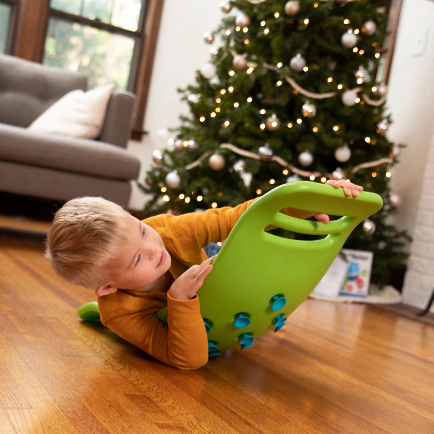 Teeter Popper™ Verde. Juego de habilidades motoras 3 años +