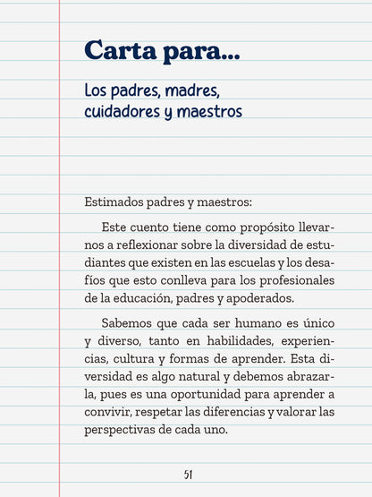 Teobaldo y la escuela para todos (diversidad y respeto)