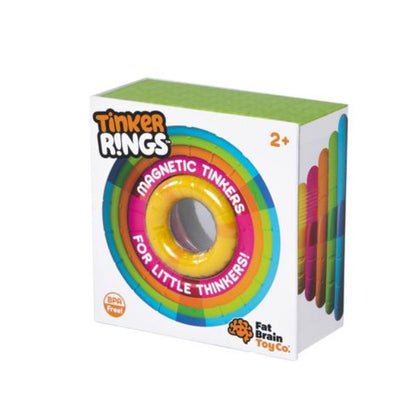 Tinker Rings, 5 anillos imantados con texturas. 2+