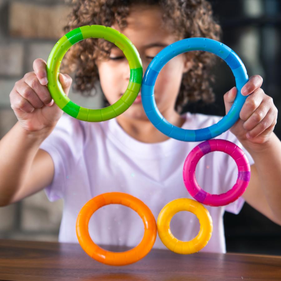 Tinker Rings, 5 anillos imantados con texturas. 2+