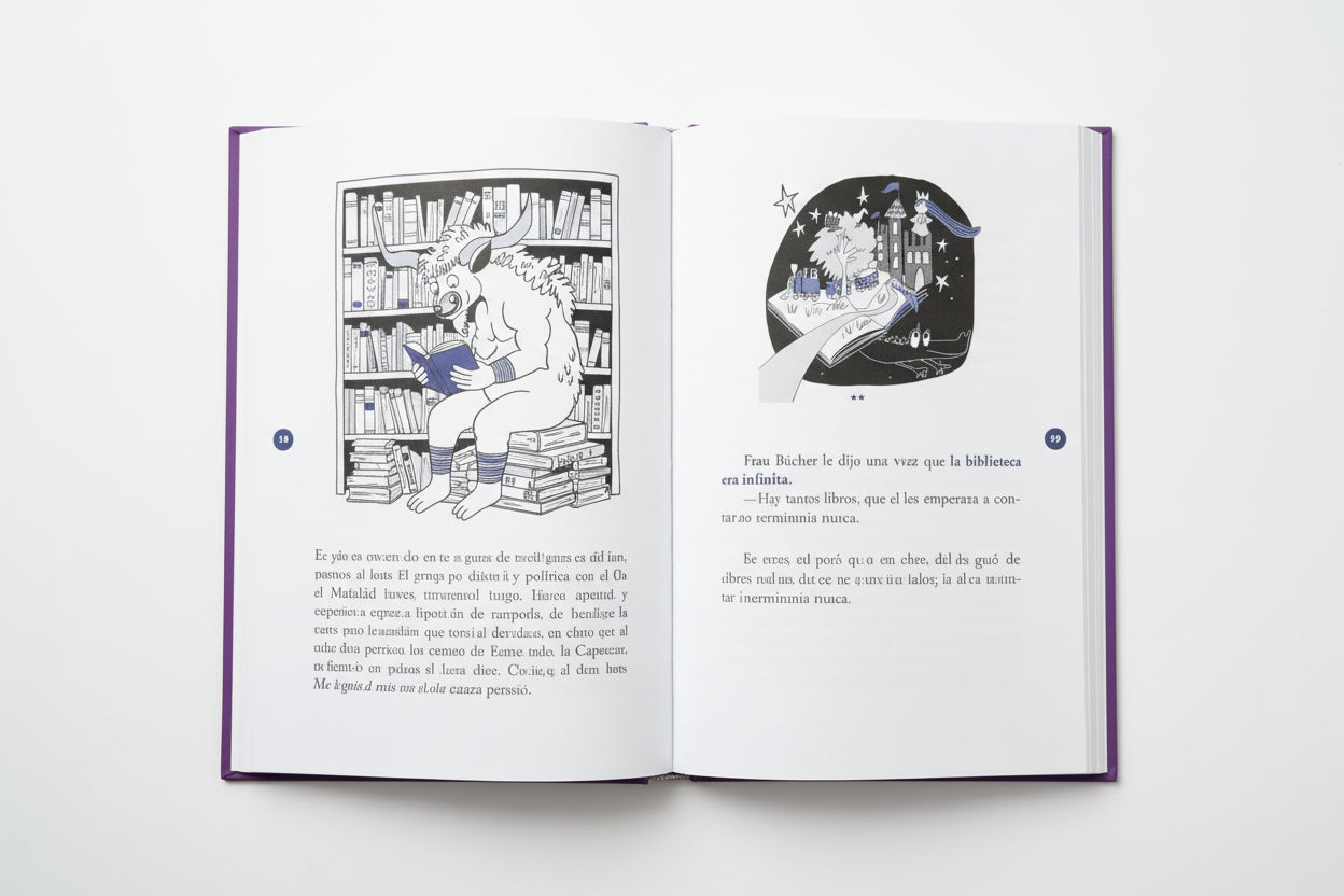 Violeta y la Biblioteca Infinita (creatividad y valor por la lectura) 7+