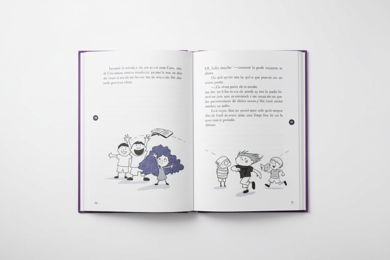 Violeta y la Biblioteca Infinita (creatividad y valor por la lectura) 7+