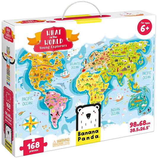 Puzzle What in the World. Young Explorers (168 piezas) 6+