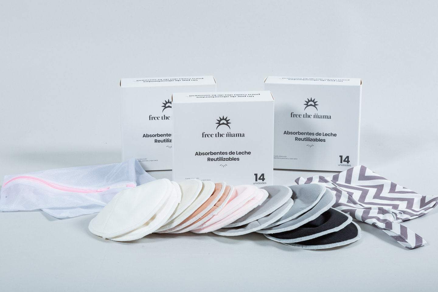 Absorbentes de Leche Reutilizables