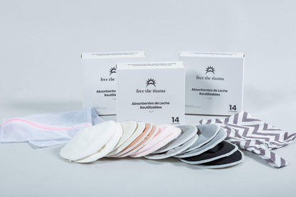 Absorbentes de Leche Reutilizables