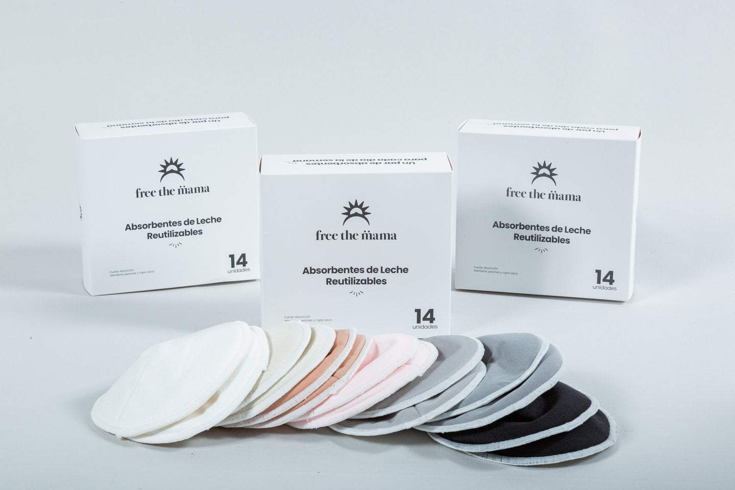 Absorbentes de Leche Reutilizables