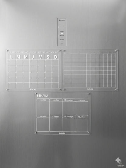Pack x3: Calendario Mensual + Semanal + Rutinas
