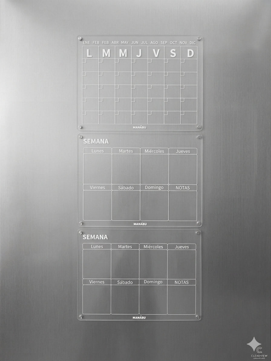 Pack x3: Calendario Mensual + Semanal + Rutinas