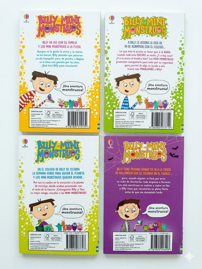 Pack x4: Billy y Los Mini Monstruos. Vol 8 + 9 + 10 + 11