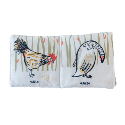 Pelos y plumas (estimulación de bebés y vida animal)