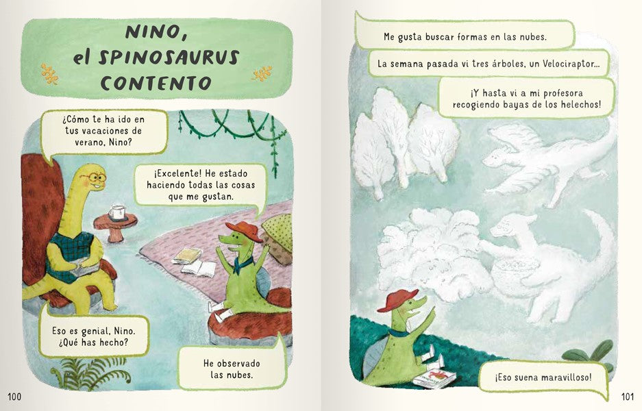 Pequeños dinosaurios con grandes sentimientos (reconocimiento y manejo de emociones)