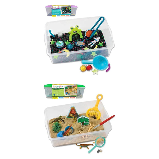 Pack x2: Dinosaurios y Espacio Sensorial