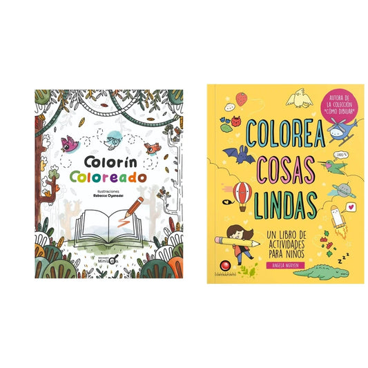 Pack x2: Colorear Cosas Lindas