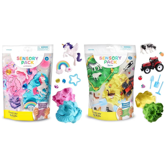 Pack x2: Kit sensorial Unicornio y Granja