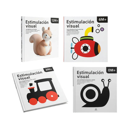 Pack Libros de Estimulación Visual para el 1 año de vida