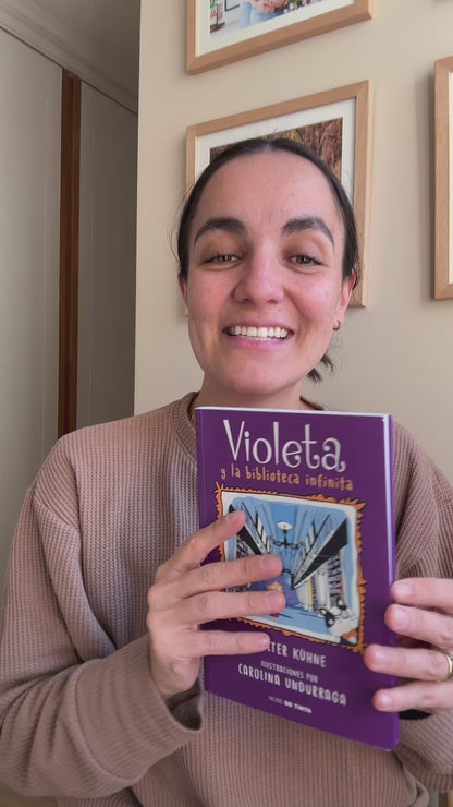 Violeta y la Biblioteca Infinita (creatividad y valor por la lectura) 7+
