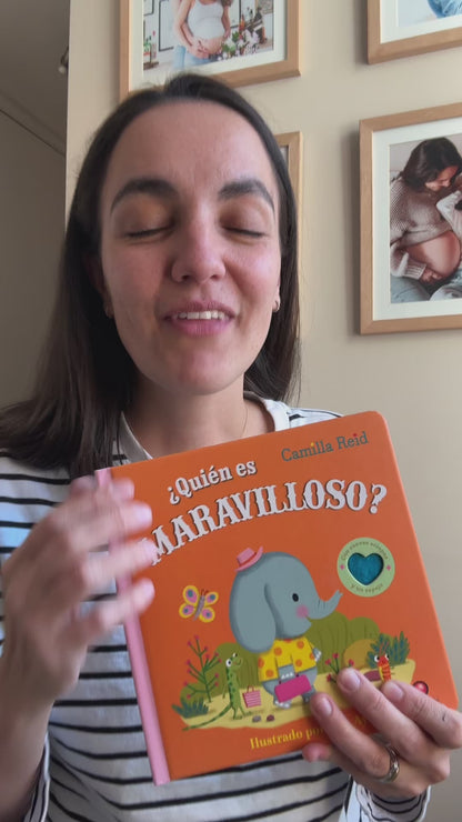 ¿Quién es maravilloso? (vinculo, exploración sensorial, espejo sorpresa)
