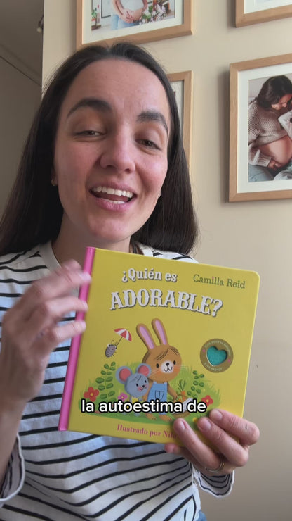 ¿Quién es adorable? (descubrimiento, juego en familia, espejo sorpresa)