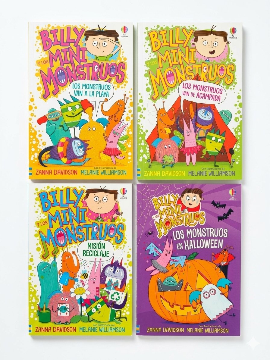 Pack x4: Billy y Los Mini Monstruos. Vol 8 + 9 + 10 + 11